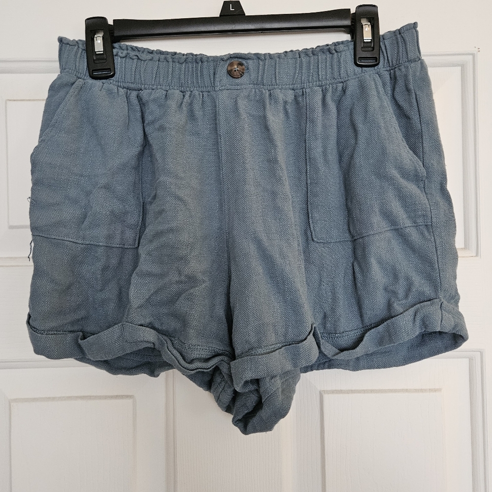 Sienna Sky Blue Juniors Shorts XL